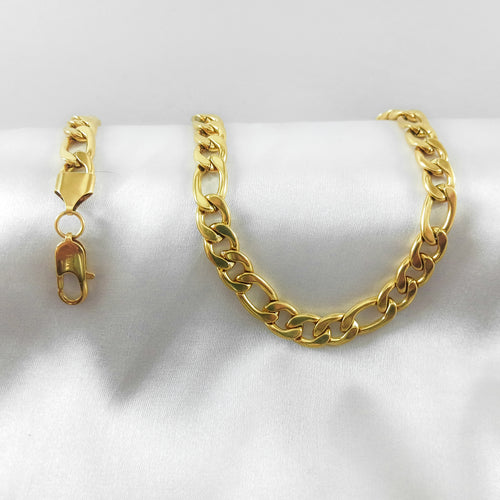 Cadena Cartier en Oro Laminado 18K Hombre