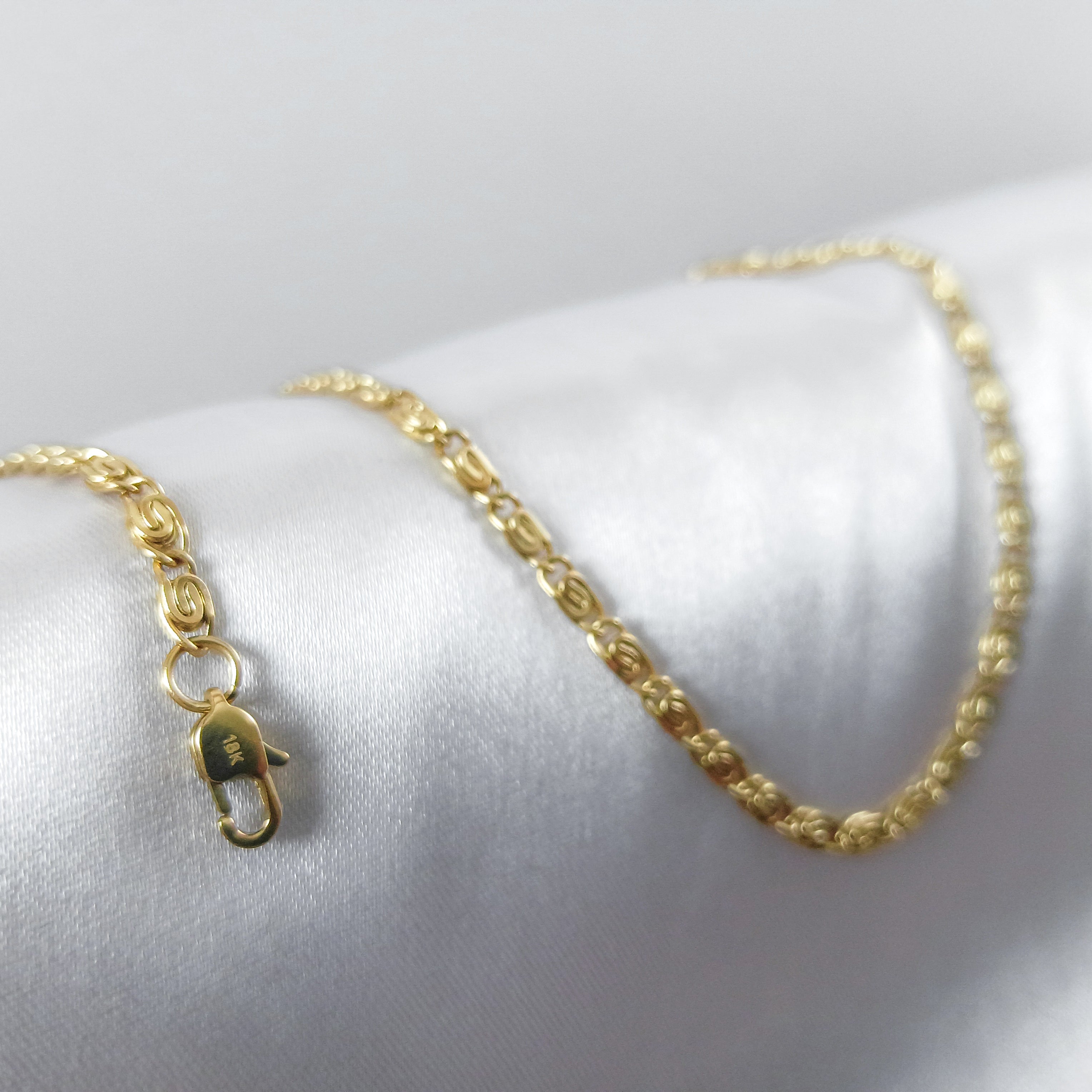 Cadena Clip en Oro Laminado 18K Mujer