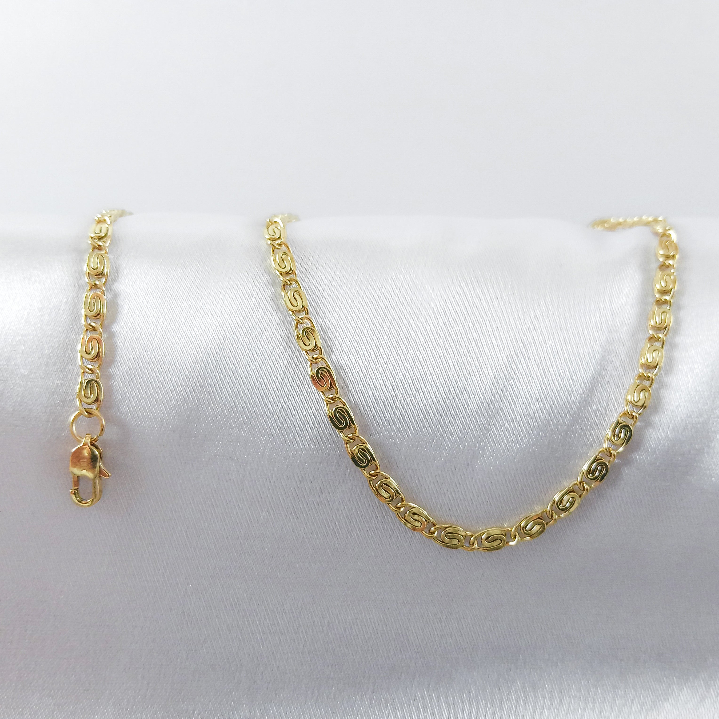 Cadena Clip en Oro Laminado 18K Mujer