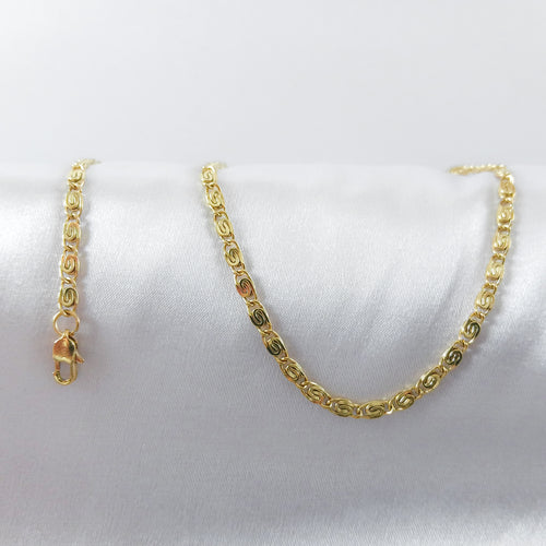 Cadena Clip en Oro Laminado 18K Mujer
