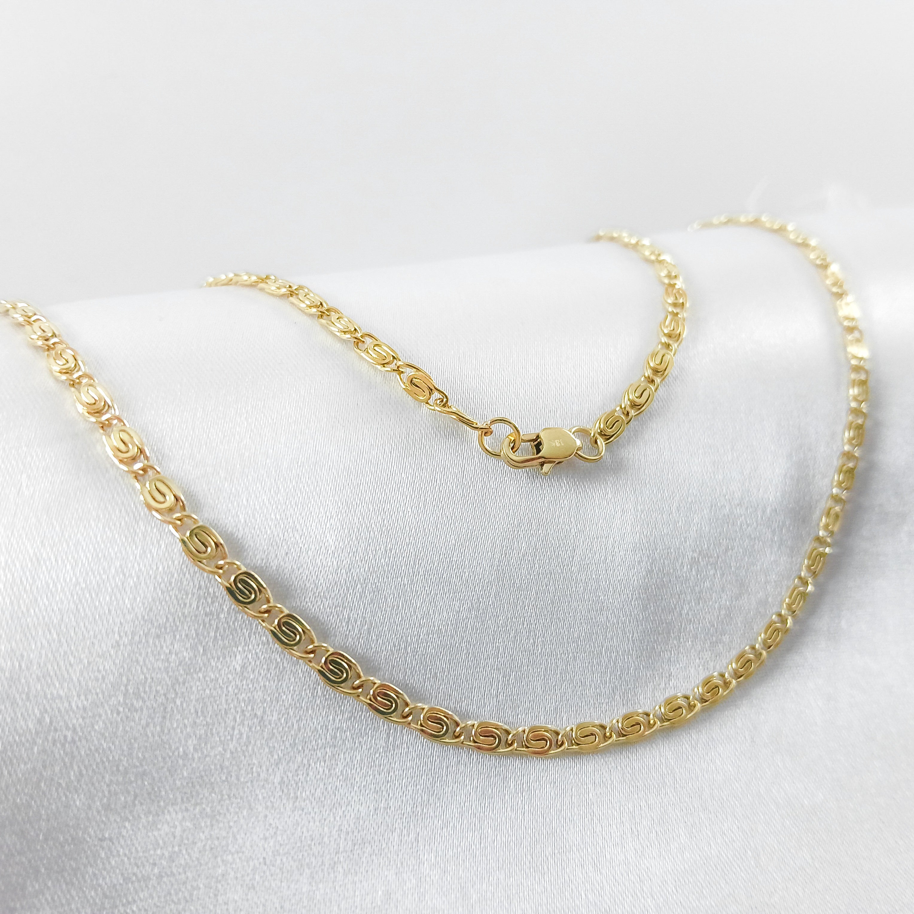 Cadena Clip en Oro Laminado 18K Mujer