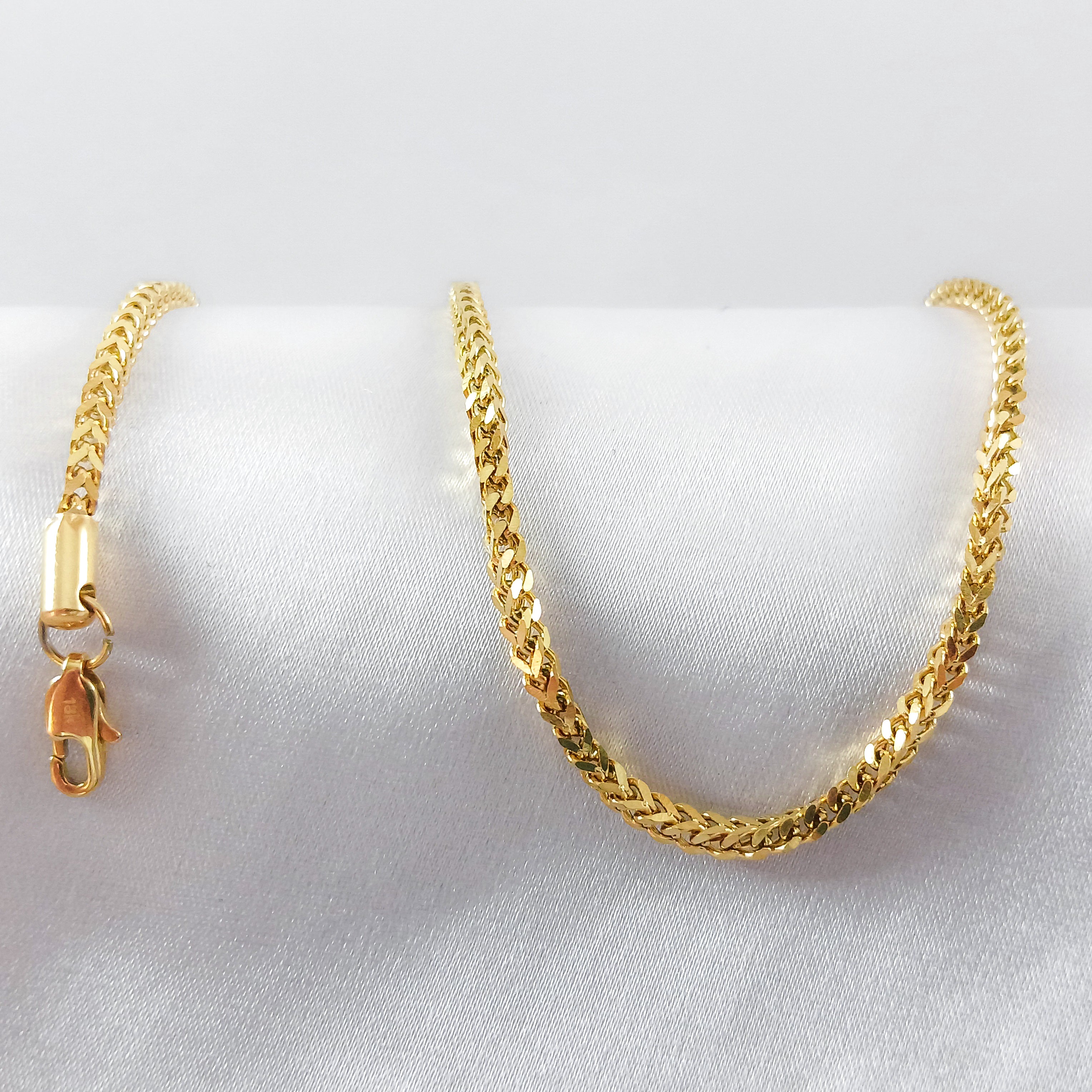 Cadena Franco en Oro Laminado 18K Mujer