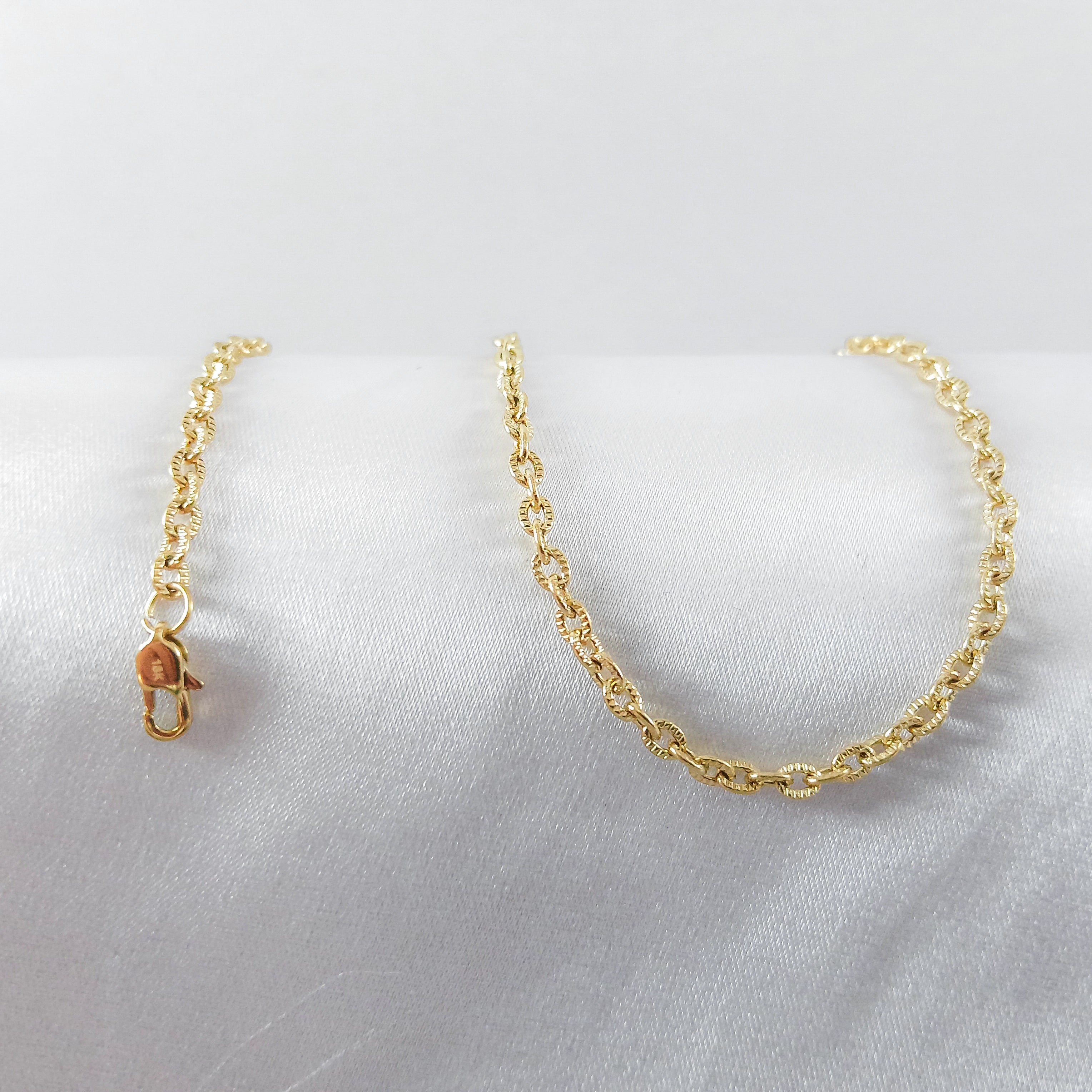 Cadena Ovalo en Oro Laminado 18K Mujer