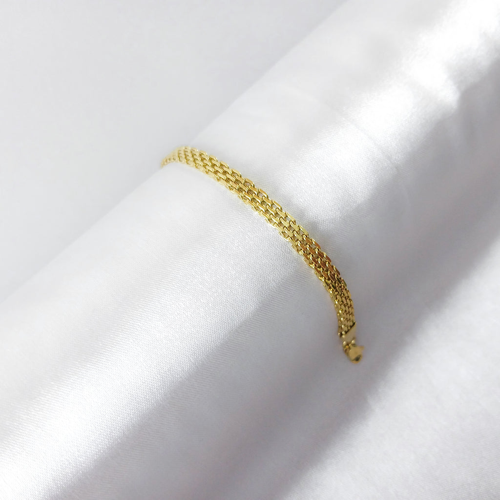 Pulso Chinesca en Oro Laminado 18K Mujer