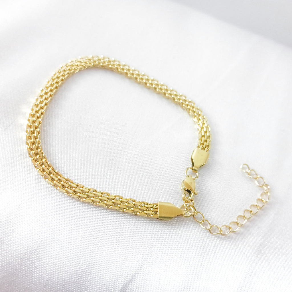 Pulso Chinesca en Oro Laminado 18K Mujer